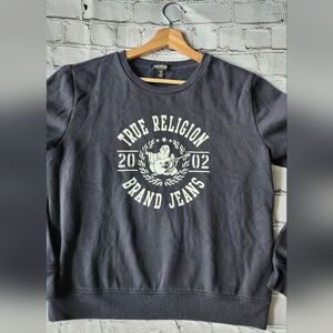 True Religion buddha logo crewneck Sz Medium